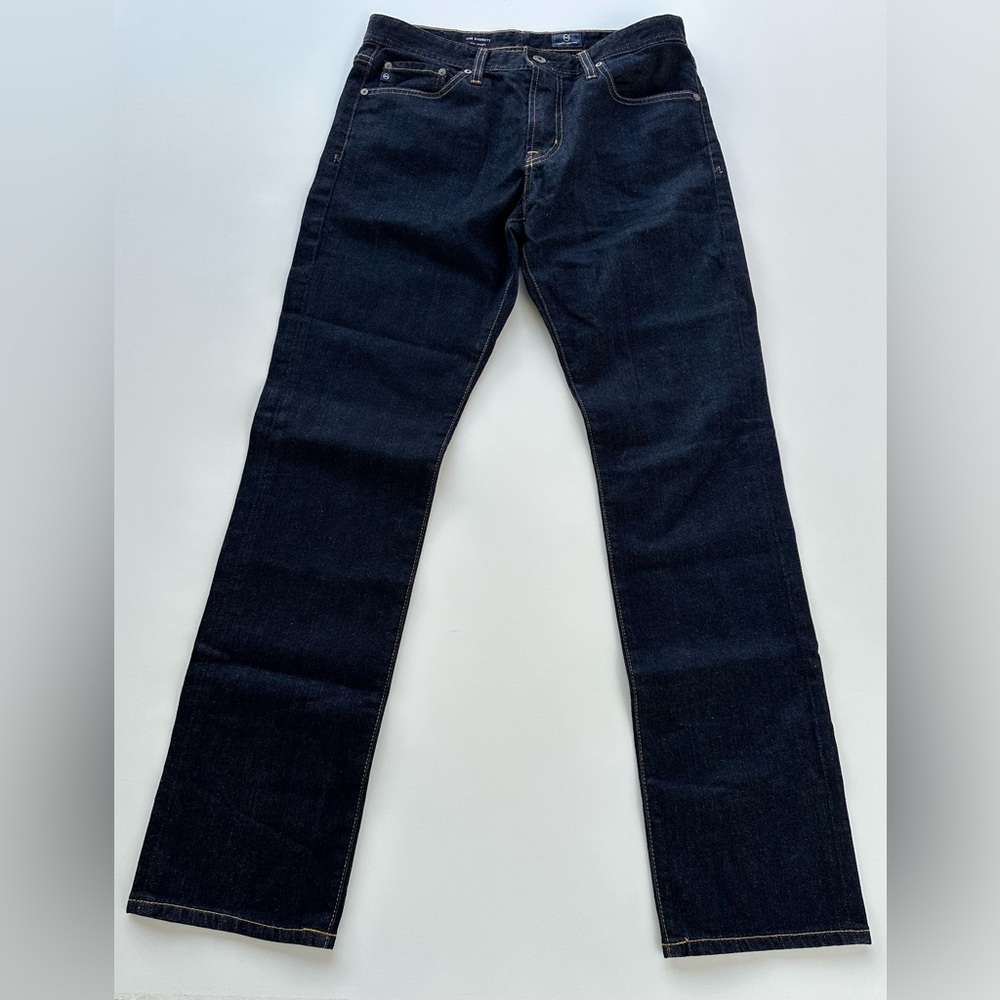 AG Adriano Goldschmied Everett Slim Straight Jeans Mens 31 X32 Blue NWOT